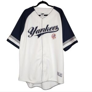 Yankees button down jersey 2XL.